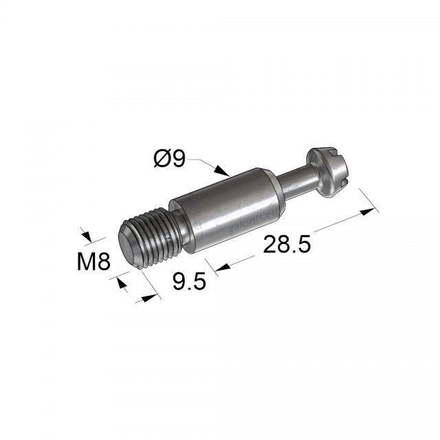 CONNECTING BOLT D.35 M8 B35 L9.5